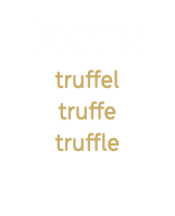 Menu truffel truffe truffle